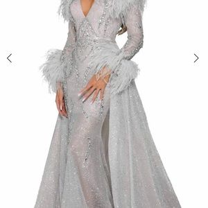 Portia and Scarlett gown